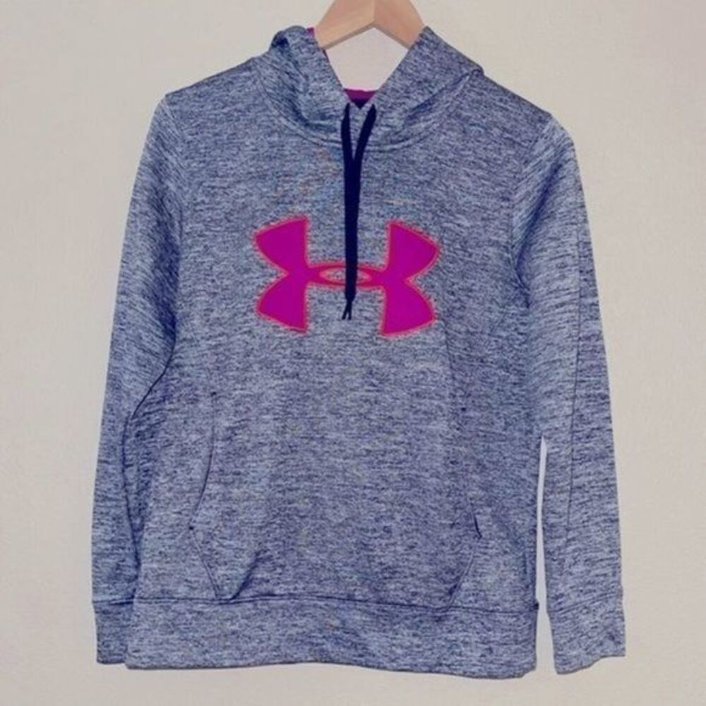 Under Armour Women’s Pink/Gray Hoodie Size S